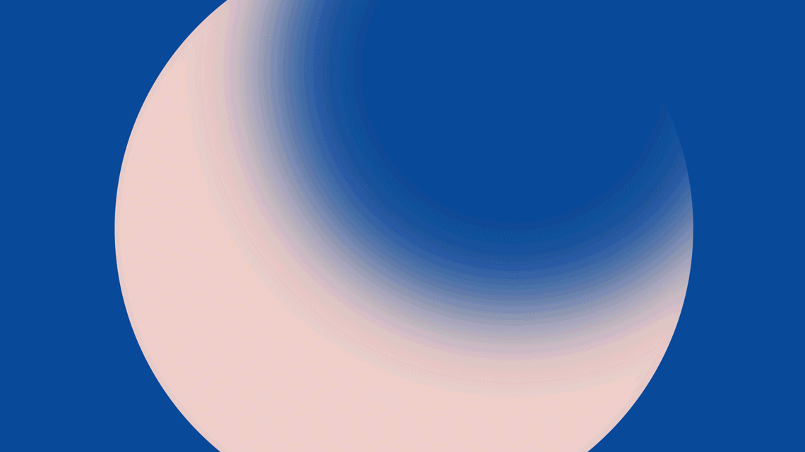 une sphère avec trois couleurs